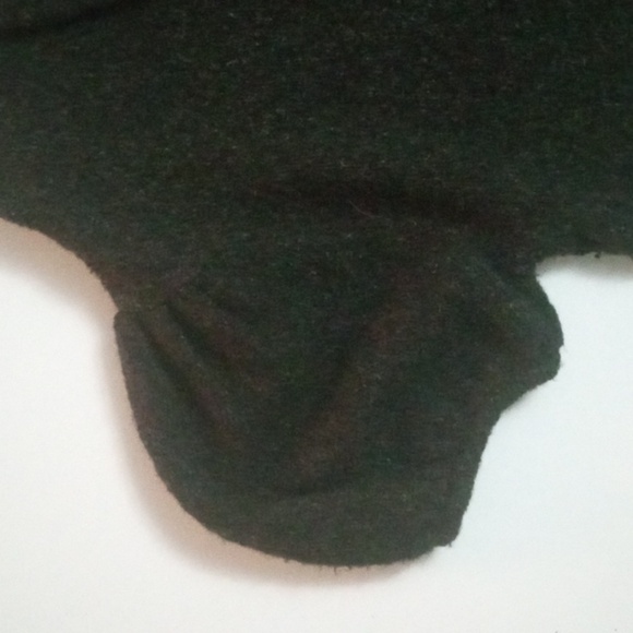 BCBG MAXAZRIA Cowl Collar Short Sleeve  Cardigan Sz XS/S Black Pre-owned - Picture 6 of 11